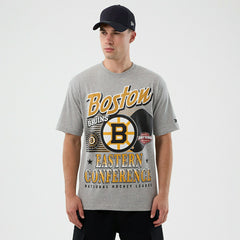 Boston Bruins Sport Classics Oversized NHL T-Shirt Gray Lifestyle