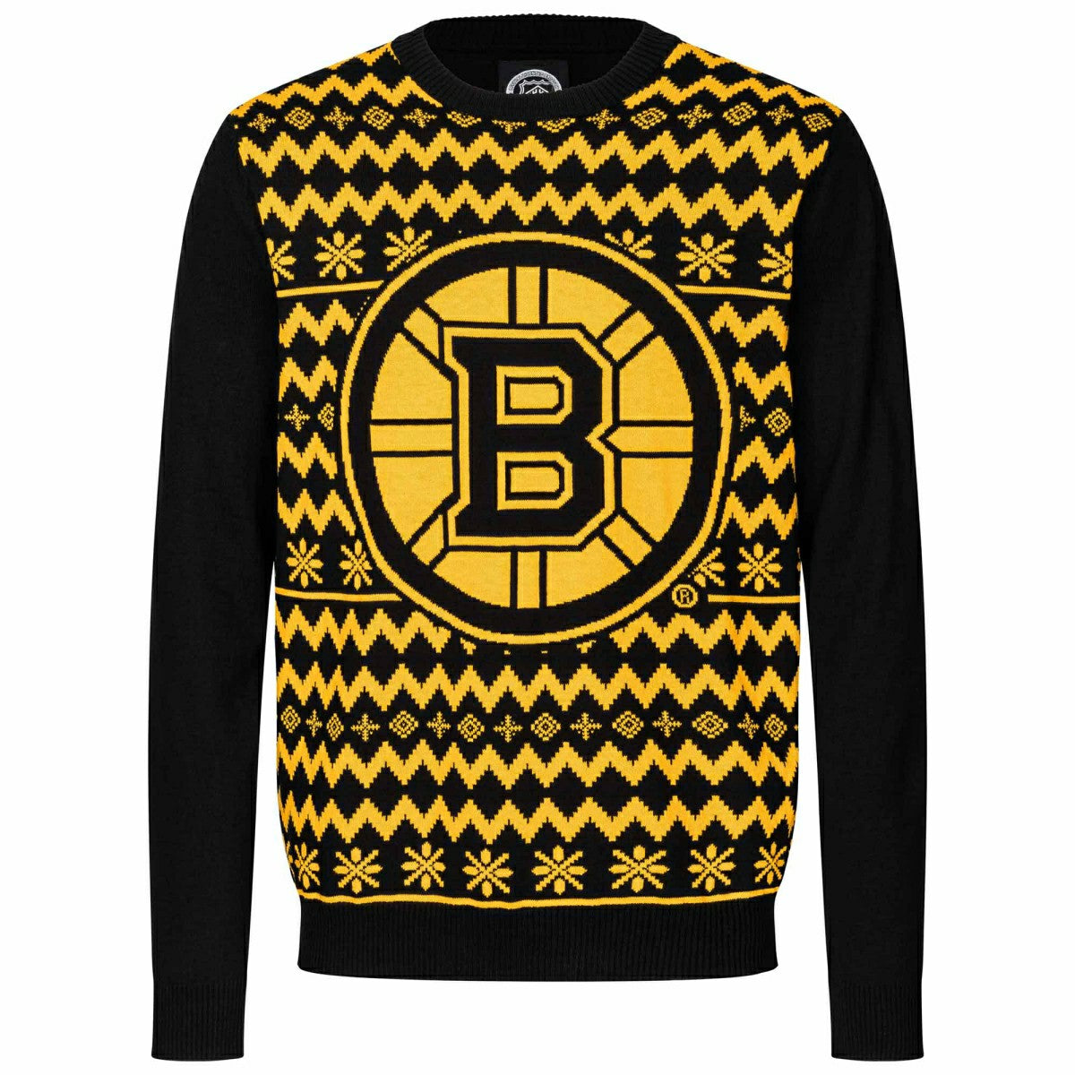 Boston Bruins NHL Big Logo Ugly Christmas Sweater Taass sale