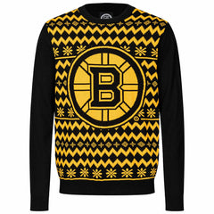 Boston Bruins NHL Big Logo Ugly Christmas Sweater Taass sale