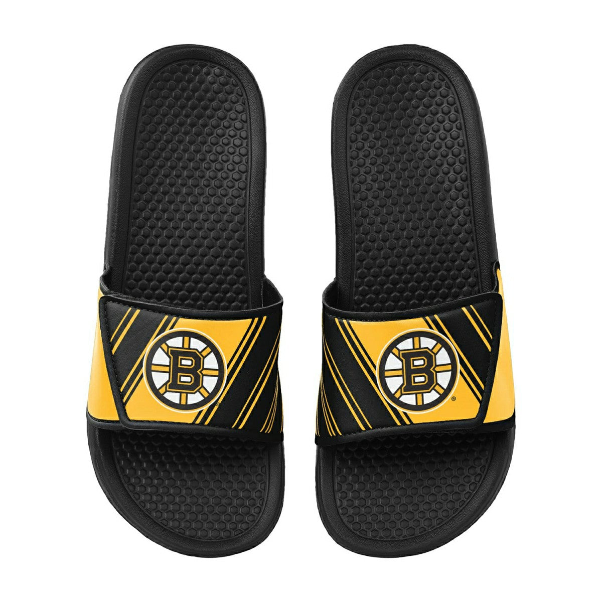 Boston Bruins Legacy Velcro NHL Sport Slides Fashion