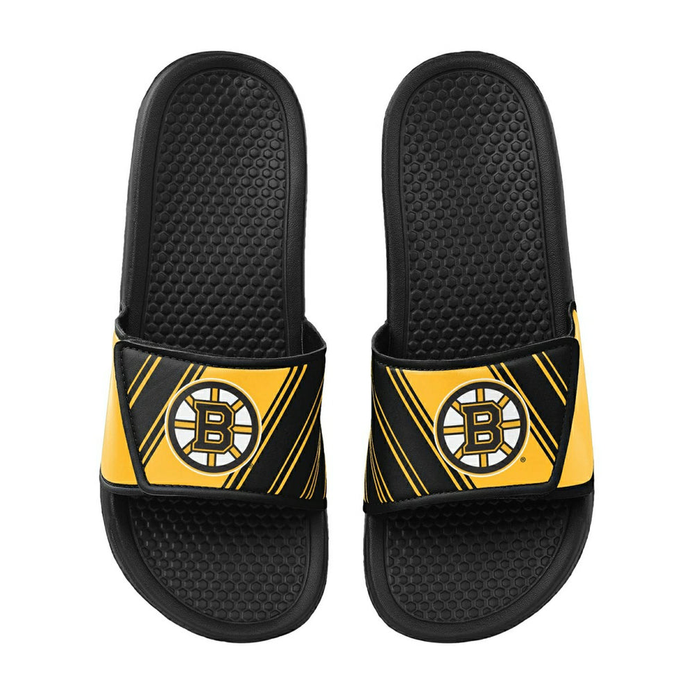 Boston Bruins Legacy Velcro NHL Sport Slides Fashion