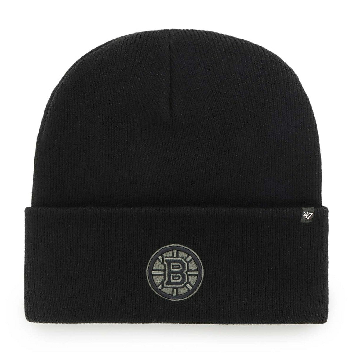 Boston Bruins '47 Haymaker NHL Beanie Knit Black Lifestyle