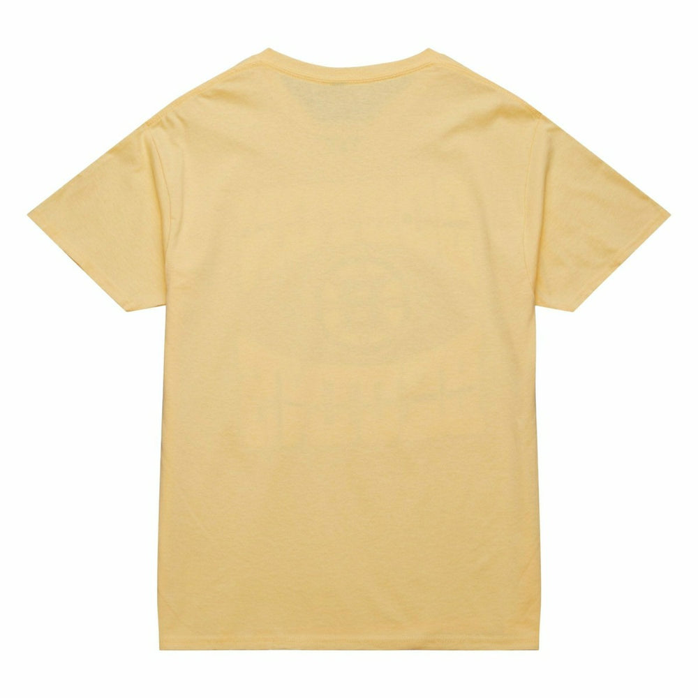 Boston Bruins Stateside Pastel Mitchell & Ness NHL T-Shirt Yellow Lifestyle