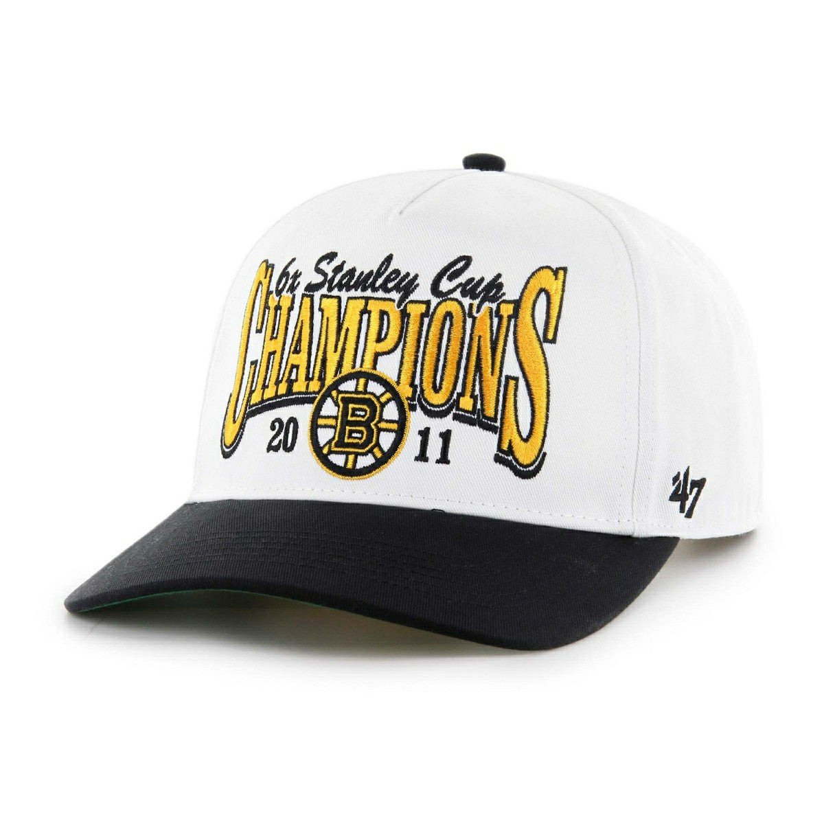 Boston Bruins 2011 Stanley Cup Champions '47 Hitch Adjustable NHL Cap Taass US