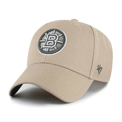 Boston Bruins 50th Anniversary Snapback '47 MVP NHL Cap Khaki Taass US