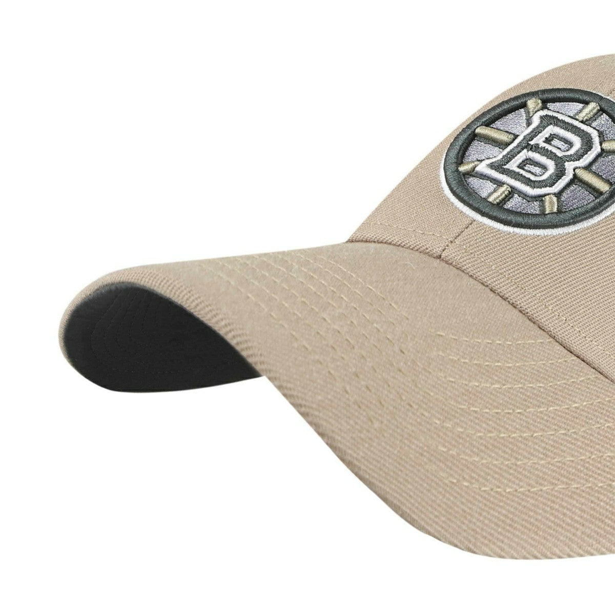 Boston Bruins 50th Anniversary Snapback '47 MVP NHL Cap Khaki Taass US