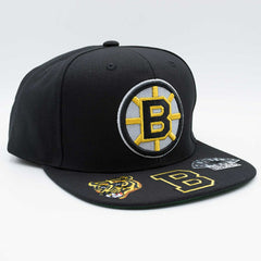 Boston Bruins Hat Trick Mitchell & Ness Snapback NHL Cap Black Fashion