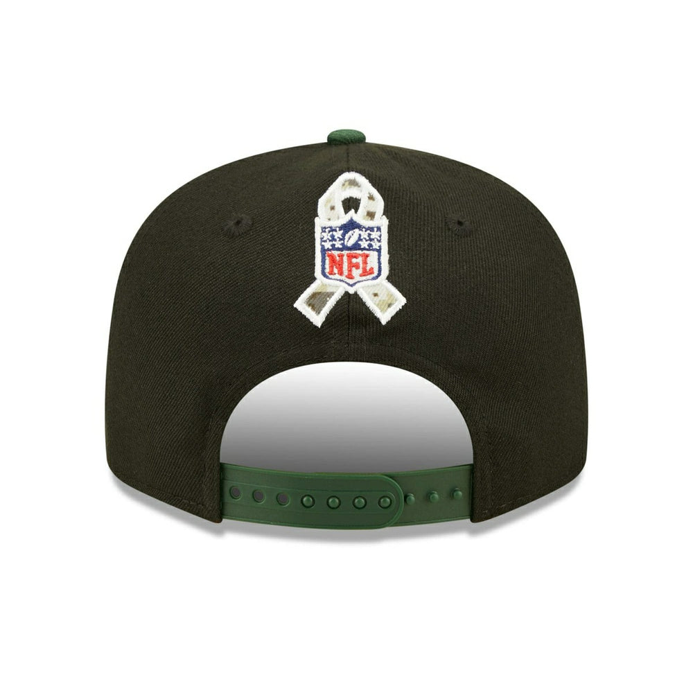 Green Bay Packers 2022 NFL On-Field Salute to Service New Era 9FIFTY Snapback Cap Fashion