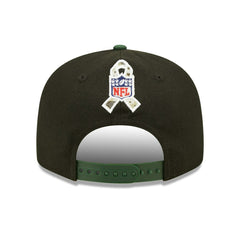 Green Bay Packers 2022 NFL On-Field Salute to Service New Era 9FIFTY Snapback Cap Fashion