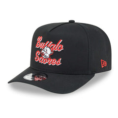 Buffalo Sabres Alternate NHL Chainstitch 9FIFTY A-Frame Snapback Cap Black Lifestyle