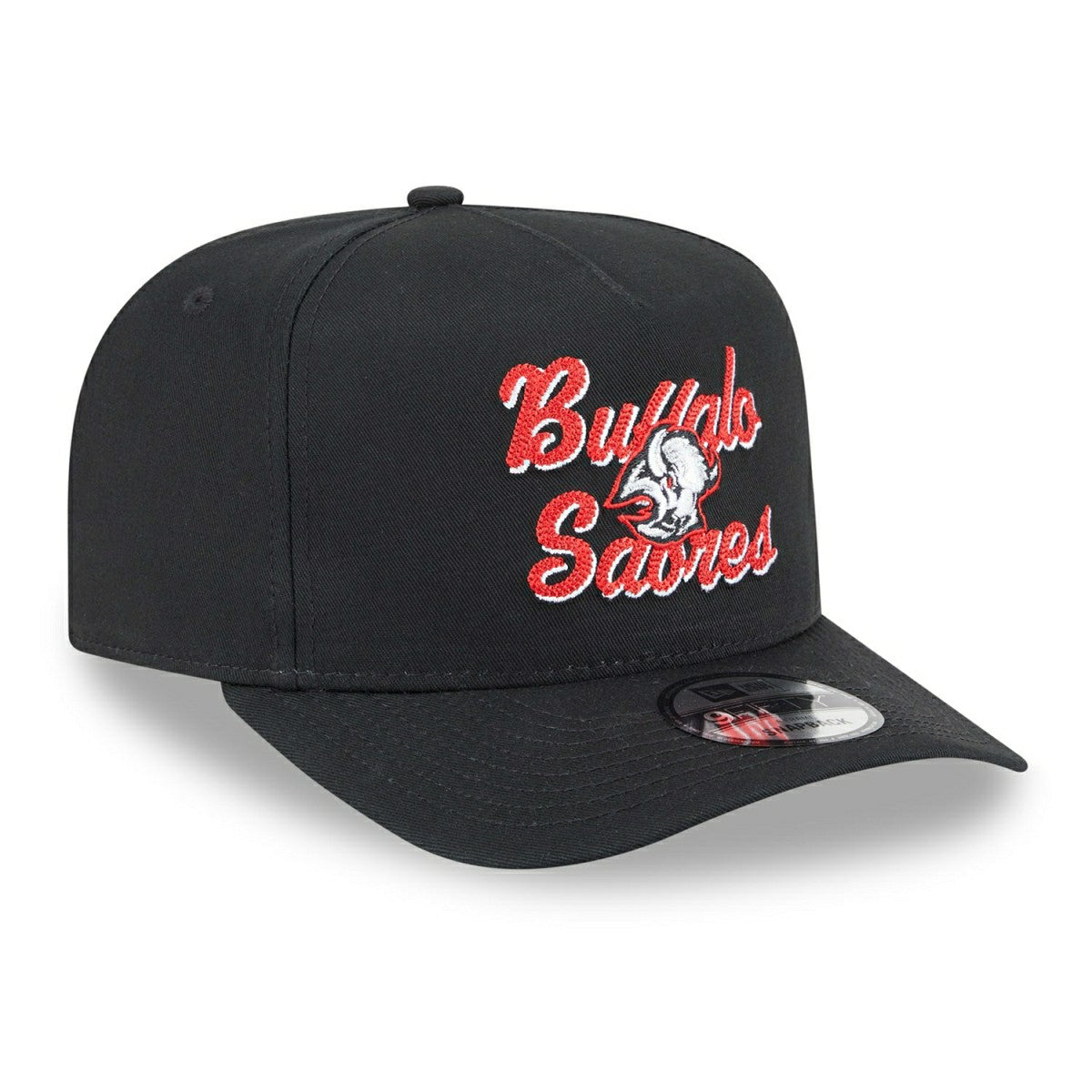 Buffalo Sabres Alternate NHL Chainstitch 9FIFTY A-Frame Snapback Cap Black Lifestyle