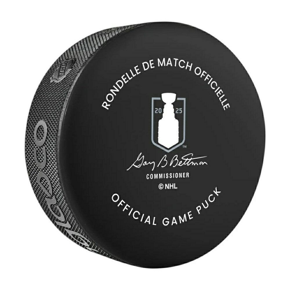 Calgary Flames 2025-26 NHL Official Game Puck Taass sale