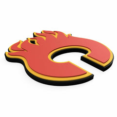 Calgary Flames NHL 3D Foam Logo Wall Sign Classic