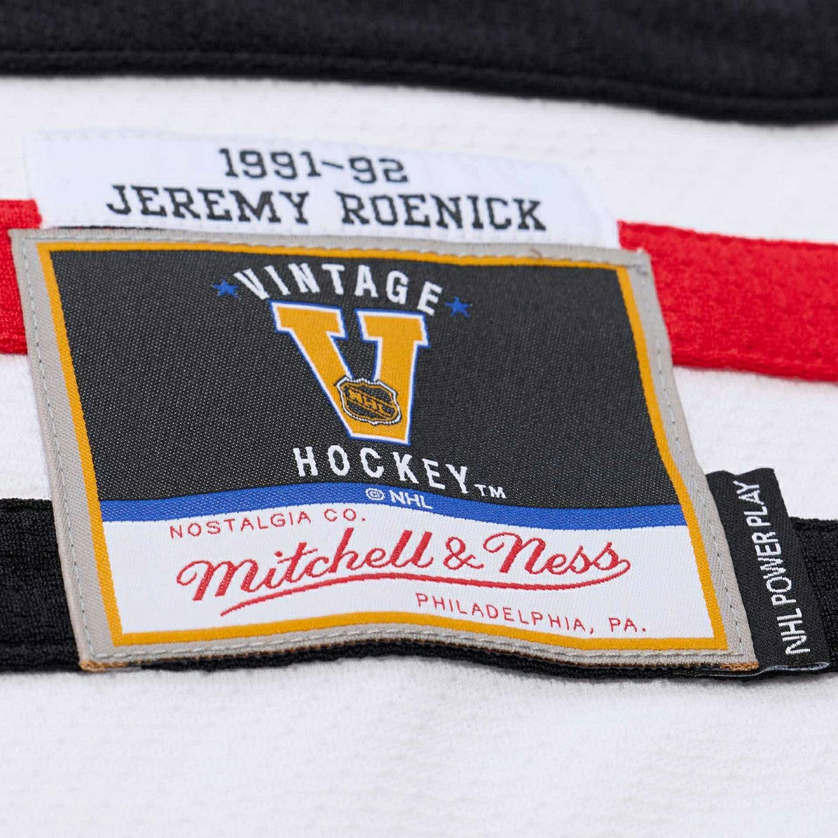 Jeremy Roenick #27 Chicago Blackhawks 1991-92 Premium Power Play NHL Jersey White Taass US