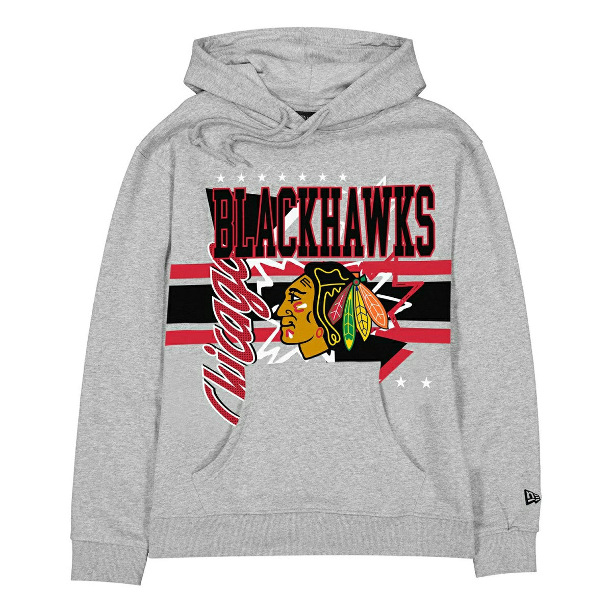 Chicago Blackhawks Sport Classics Oversized NHL Hoodie Gray Classic