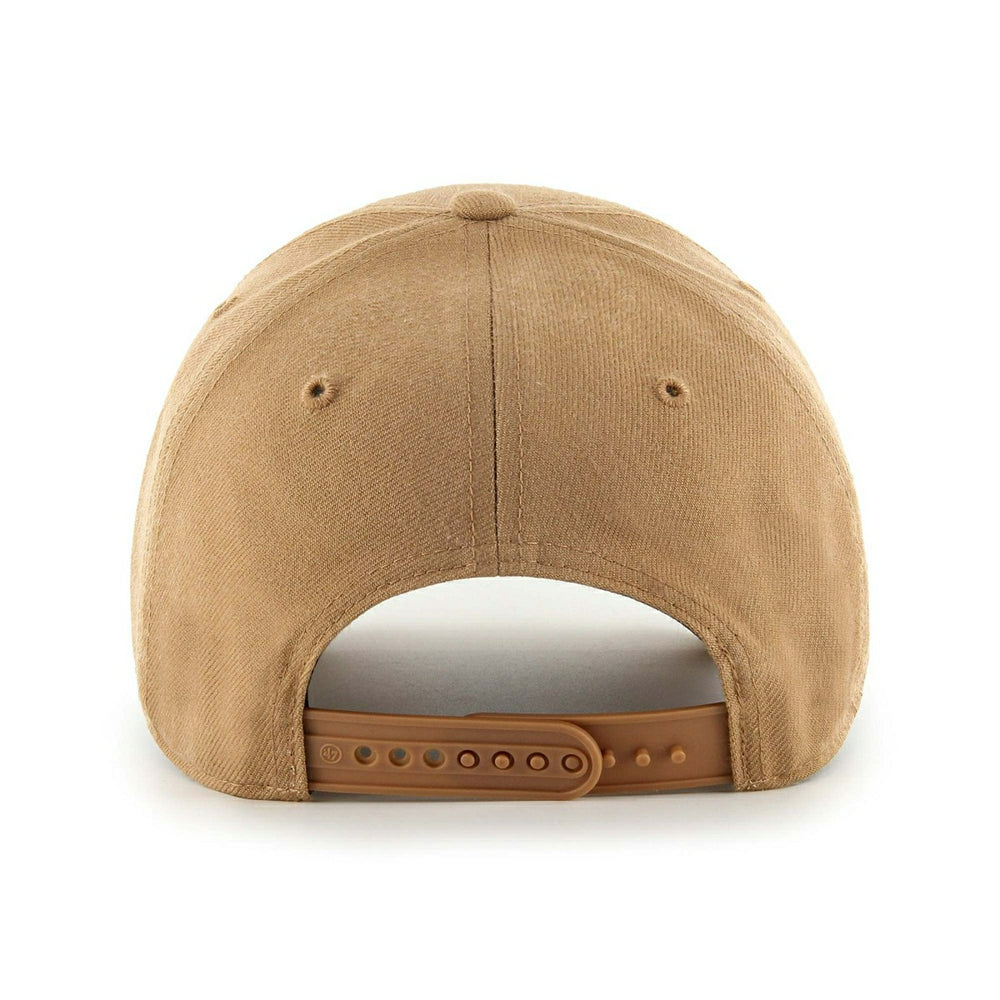 Chicago Blackhawks Camel '47 MVP Snapback NHL Cap Brown Taass sale