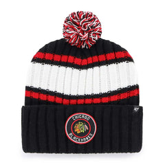 Chicago Blackhawks '47 Plateau NHL Knit Hat Black Fashion