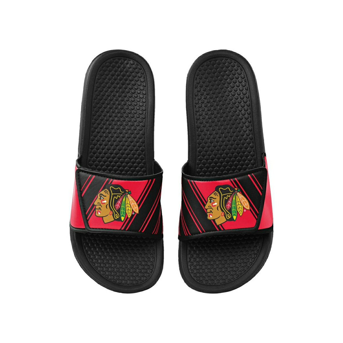 Chicago Blackhawks Legacy Velcro NHL Sport Slides Lifestyle