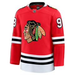 Connor Bedard #98 Chicago Blackhawks Premium NHL Jersey Home Red Taass sale