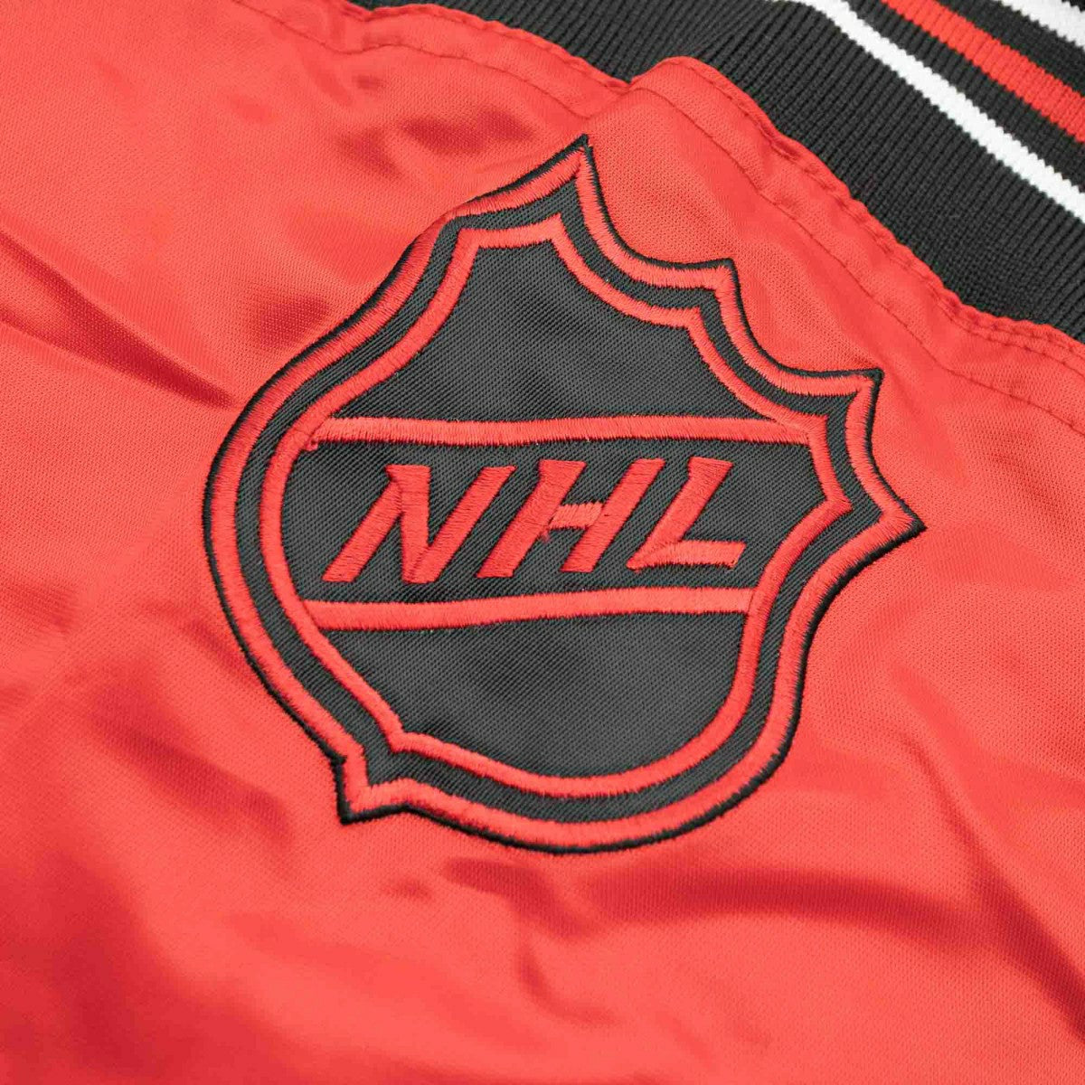 Chicago Blackhawks Enforcer NHL Varsity Satin Jacket Taass for sale