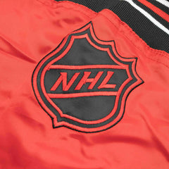 Chicago Blackhawks Enforcer NHL Varsity Satin Jacket Taass for sale