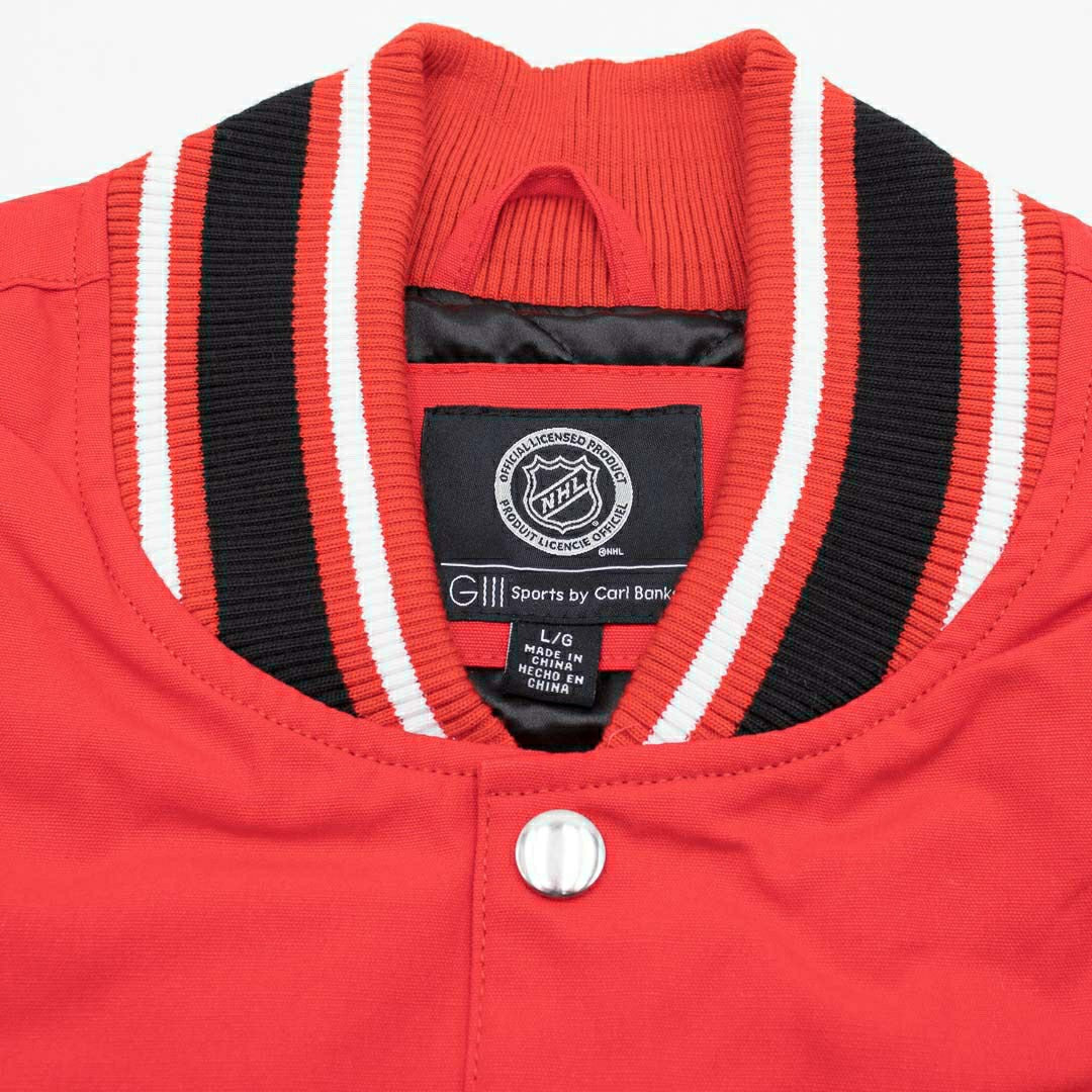 Chicago Blackhawks G-III Tailback NHL Varsity Jacket Red Fashion