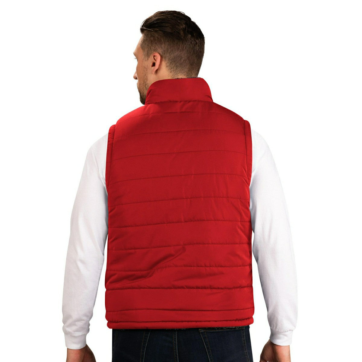 Chicago Blackhawks G-III NHL Reversible Sherpa Winter Vest Lifestyle