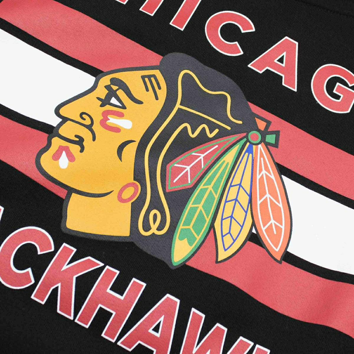 Chicago Blackhawks Stripe '47 Burnside NHL Hoodie Black Taass for sale