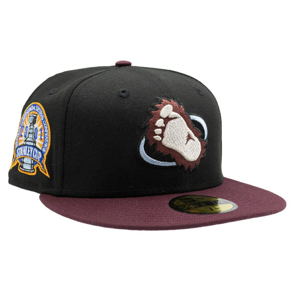 Colorado Avalanche 2001 Stanley Cup Bigfoot Logo 59FIFTY Fitted NHL Cap Taass sale