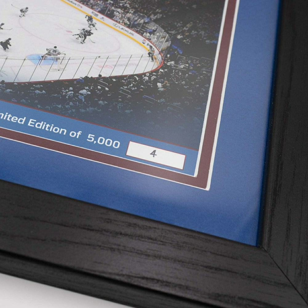 Colorado Avalanche 3-Time Stanley Cup Champions Bronze Coin Framed NHL Photo Taass US