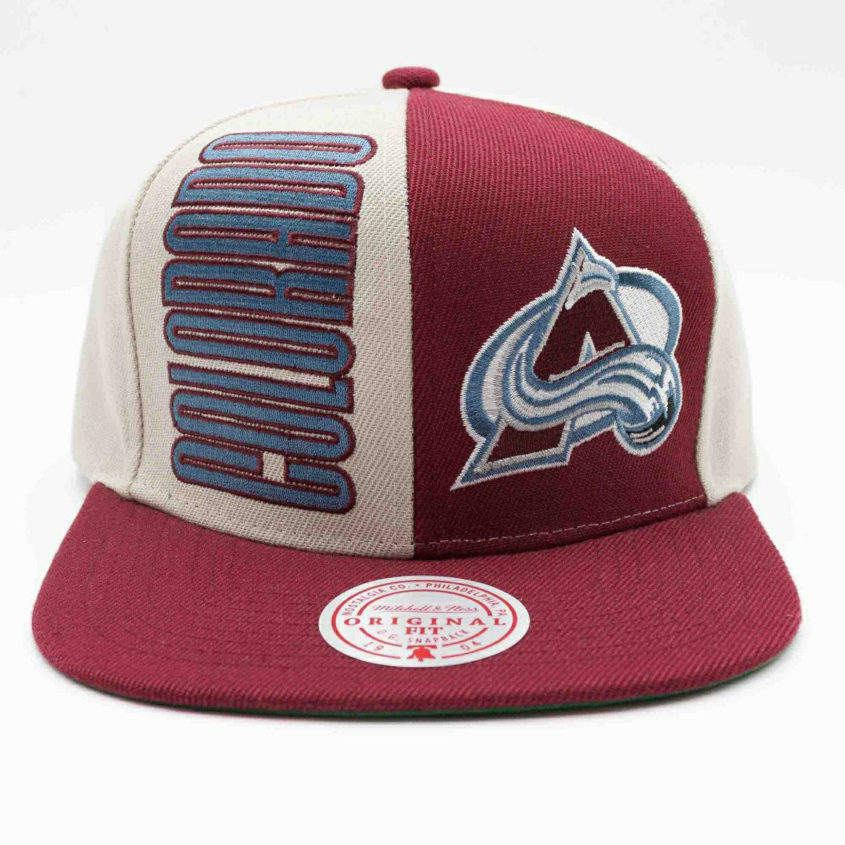 Colorado Avalanche Pop Panel Mitchell & Ness Snapback NHL Cap Taass for sale