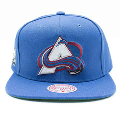 Colorado Avalanche Flip Mitchell & Ness Snapback NHL Cap Blue Classic