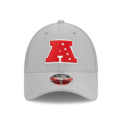 Las Vegas Raiders AFC 2024 Pro Bowl New Era Stretch-Snap 9FORTY NFL Cap Gray Lifestyle