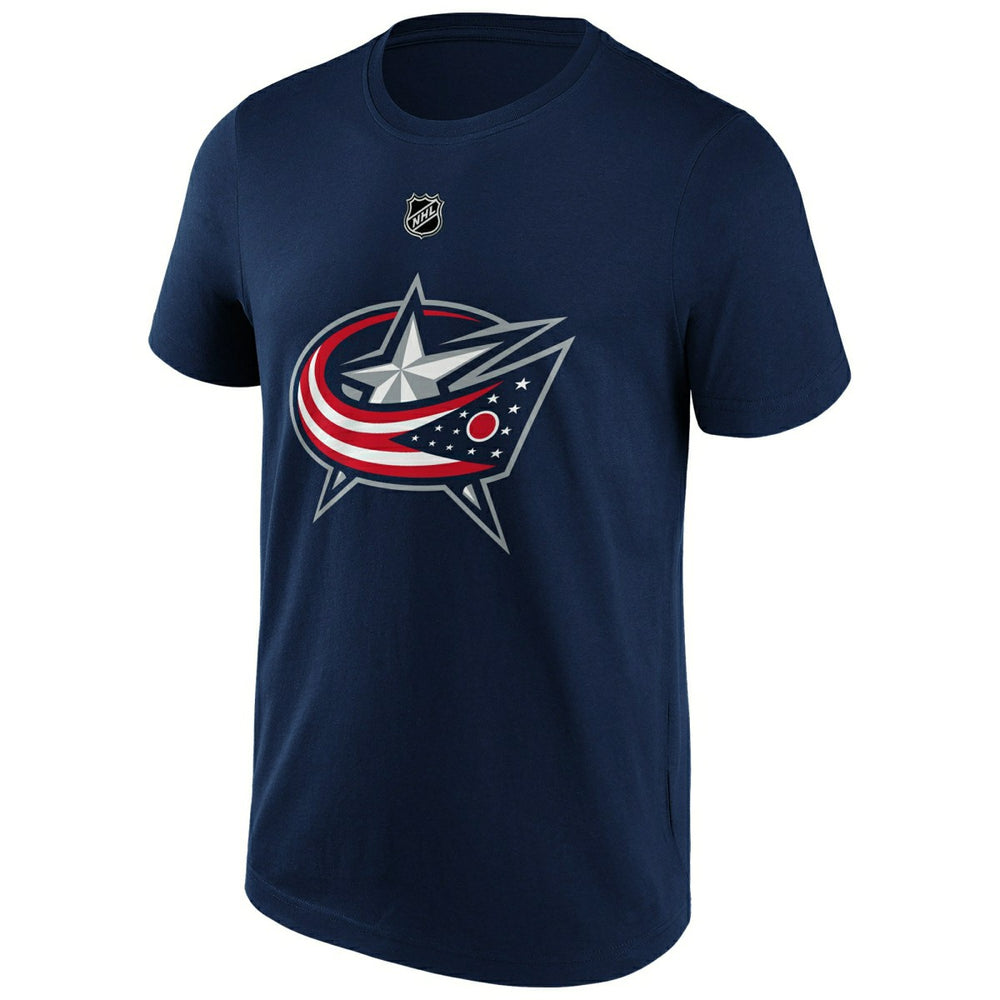 Patrik Laine #29 Columbus Blue Jackets Player NHL T-Shirt Navy Taass sale