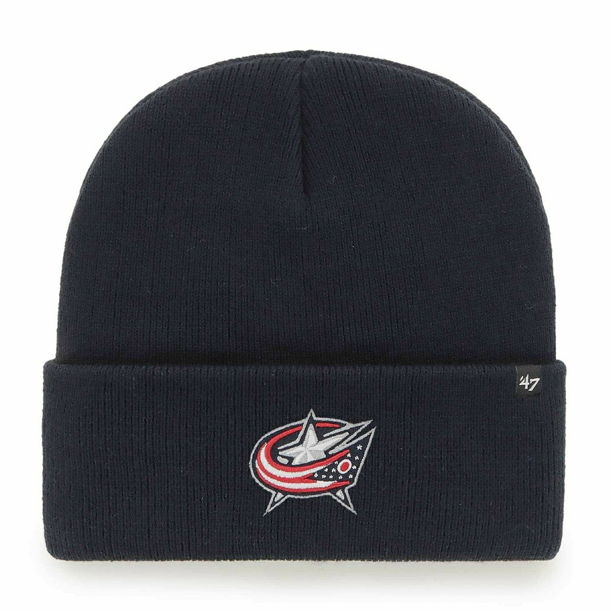Columbus Blue Jackets '47 Haymaker NHL Beanie Knit Navy Taass sale