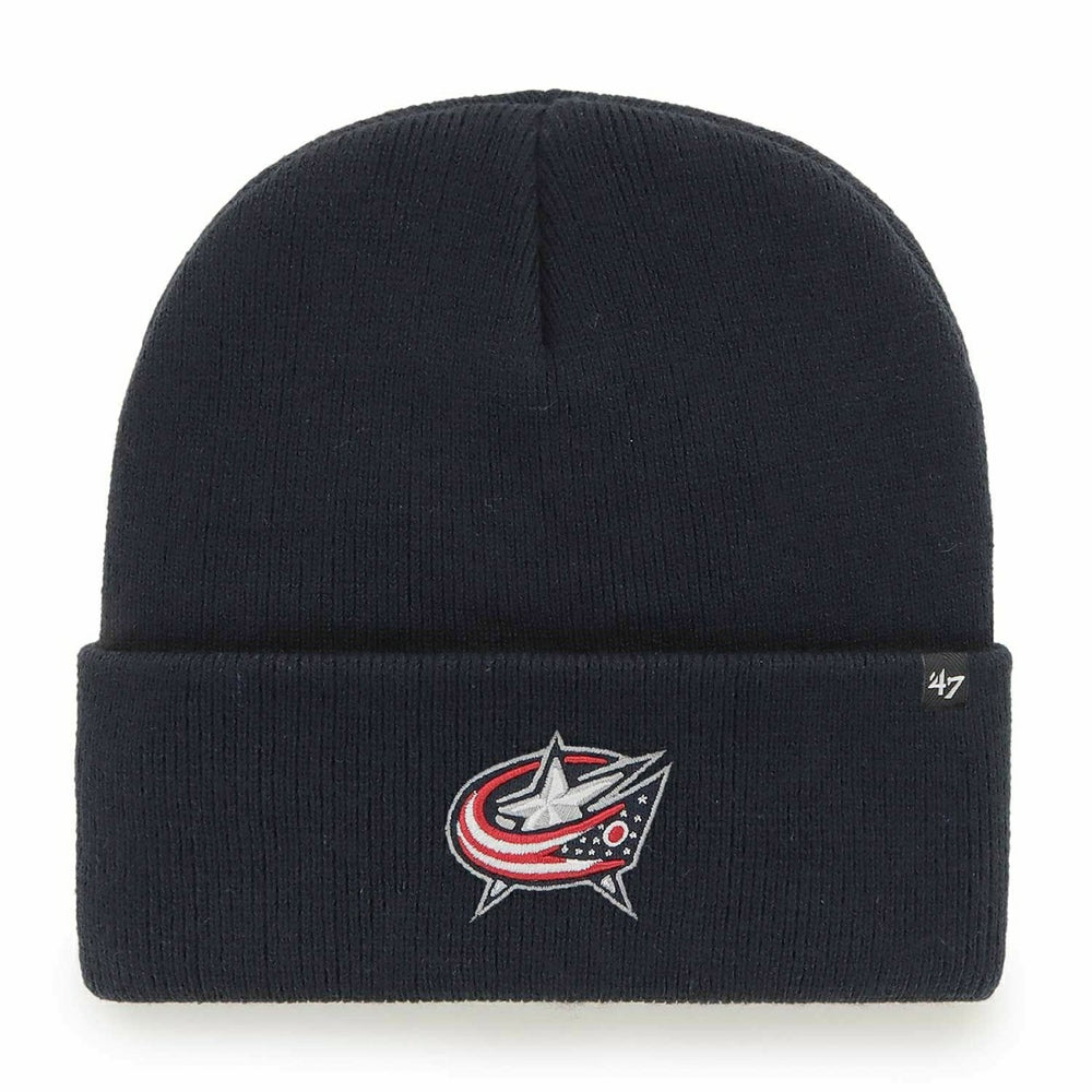Columbus Blue Jackets '47 Haymaker NHL Beanie Knit Navy Taass sale