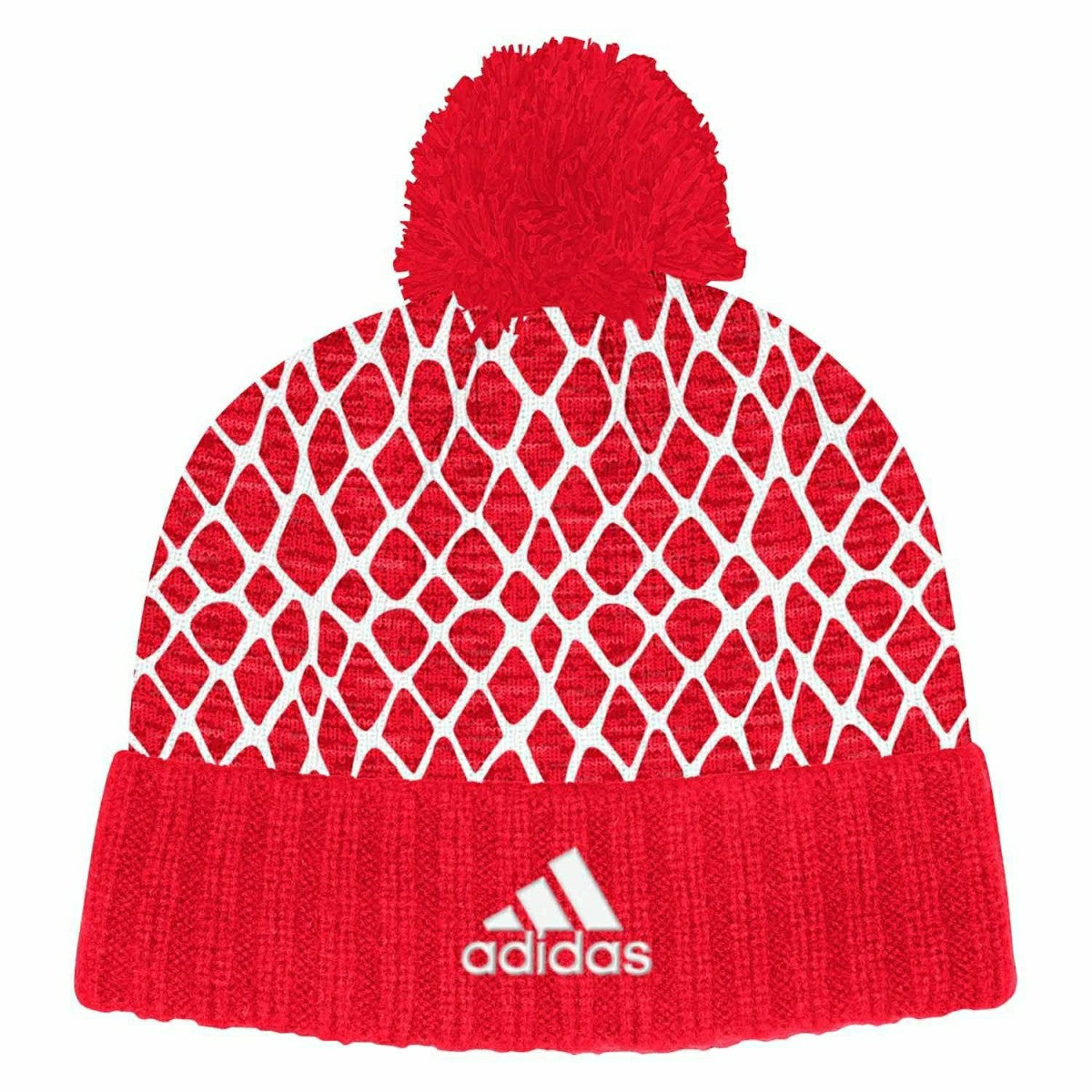 Columbus Blue Jackets 2019/20 Goal Net NHL Knit Hat /w Pom Classic