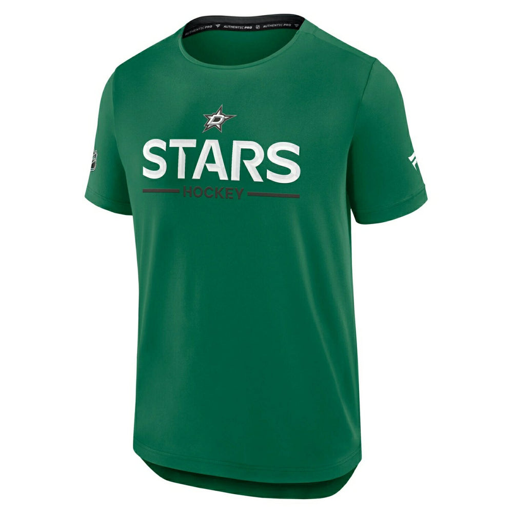 Dallas Stars 2025/26 Authentic Pro Rink Tech NHL T-Shirt Green Fashion