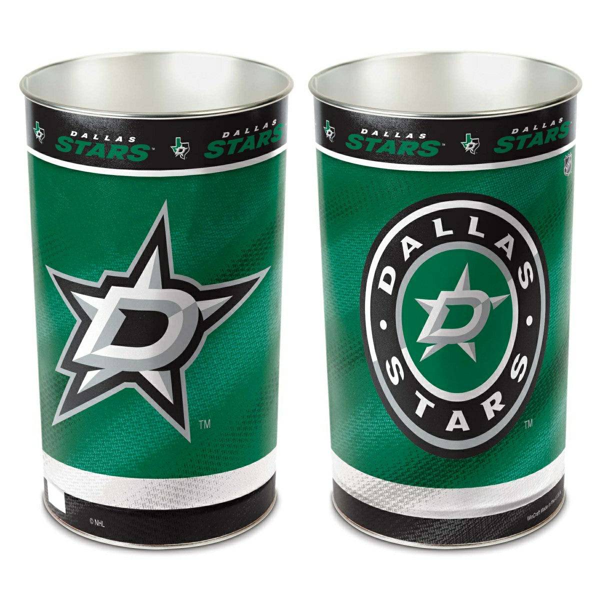 Dallas Stars Hockey NHL Wastebasket Lifestyle