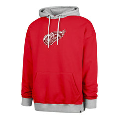 Detroit Red Wings Patch '47 Drop Shoulder NHL Hoodie Red Classic