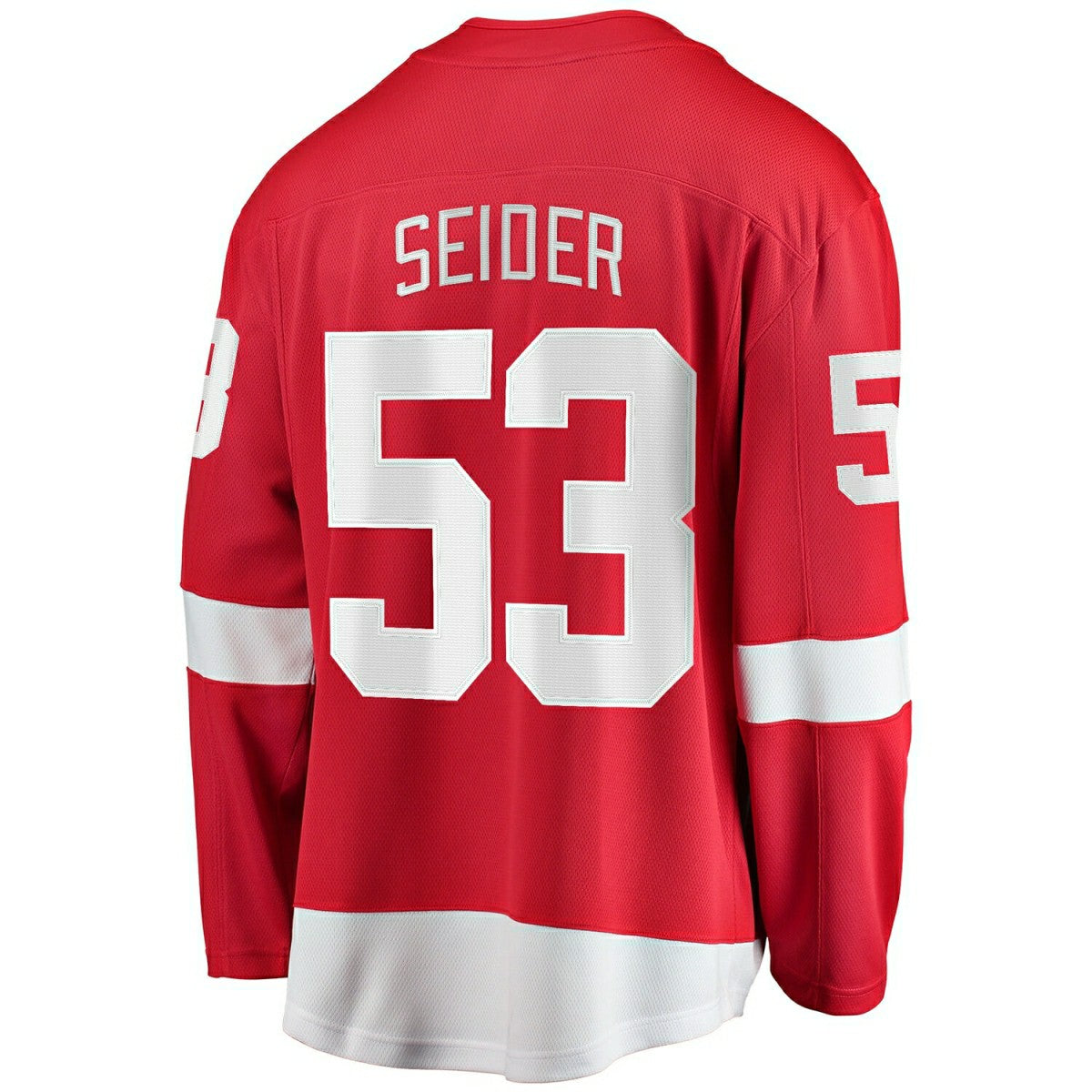 Moritz Seider #53 Detroit Red Wings Breakaway NHL Jersey Red Fashion