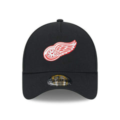 Detroit Red Wings New Era 9FORTY A-Frame Trucker NHL Cap Black Classic
