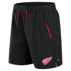 Detroit Red Wings 2024/25 Authentic Pro Locker Room NHL Shorts Black Taass sale