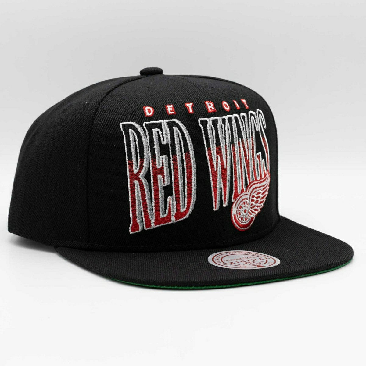 Detroit Red Wings Line Works Mitchell & Ness Original Fit Snapback NHL Cap Taass for sale