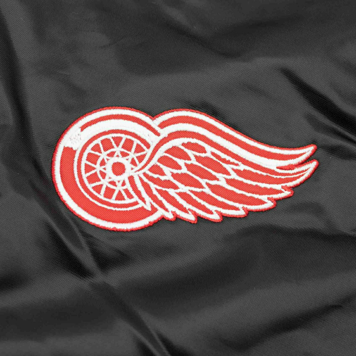Detroit Red Wings Enforcer NHL Varsity Satin Jacket Lifestyle