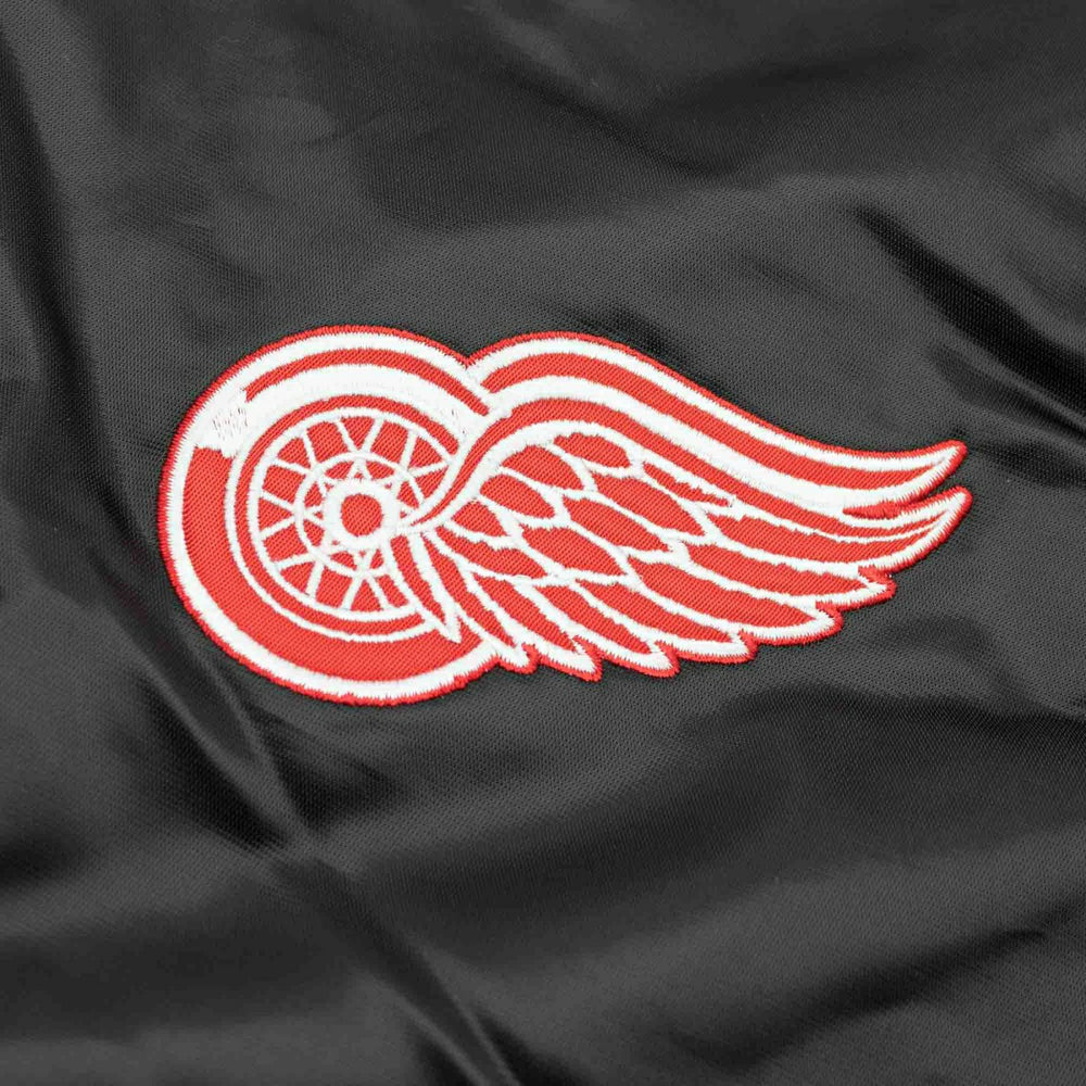 Detroit Red Wings Enforcer NHL Varsity Satin Jacket Lifestyle