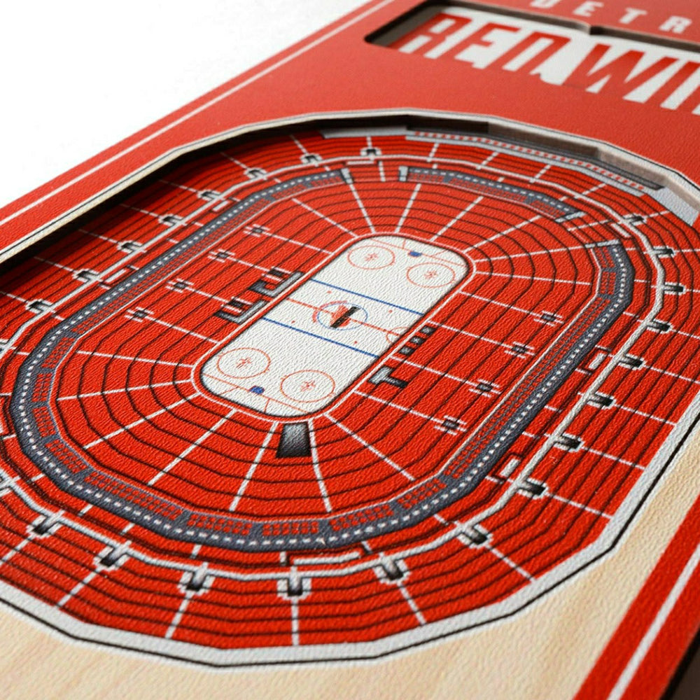 Detroit Red Wings 3D Stadium NHL Banner Taass for sale