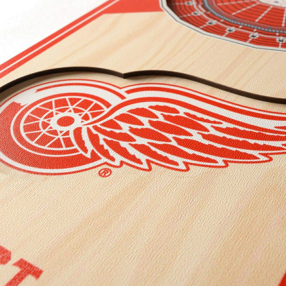 Detroit Red Wings 3D Stadium NHL Banner Taass for sale