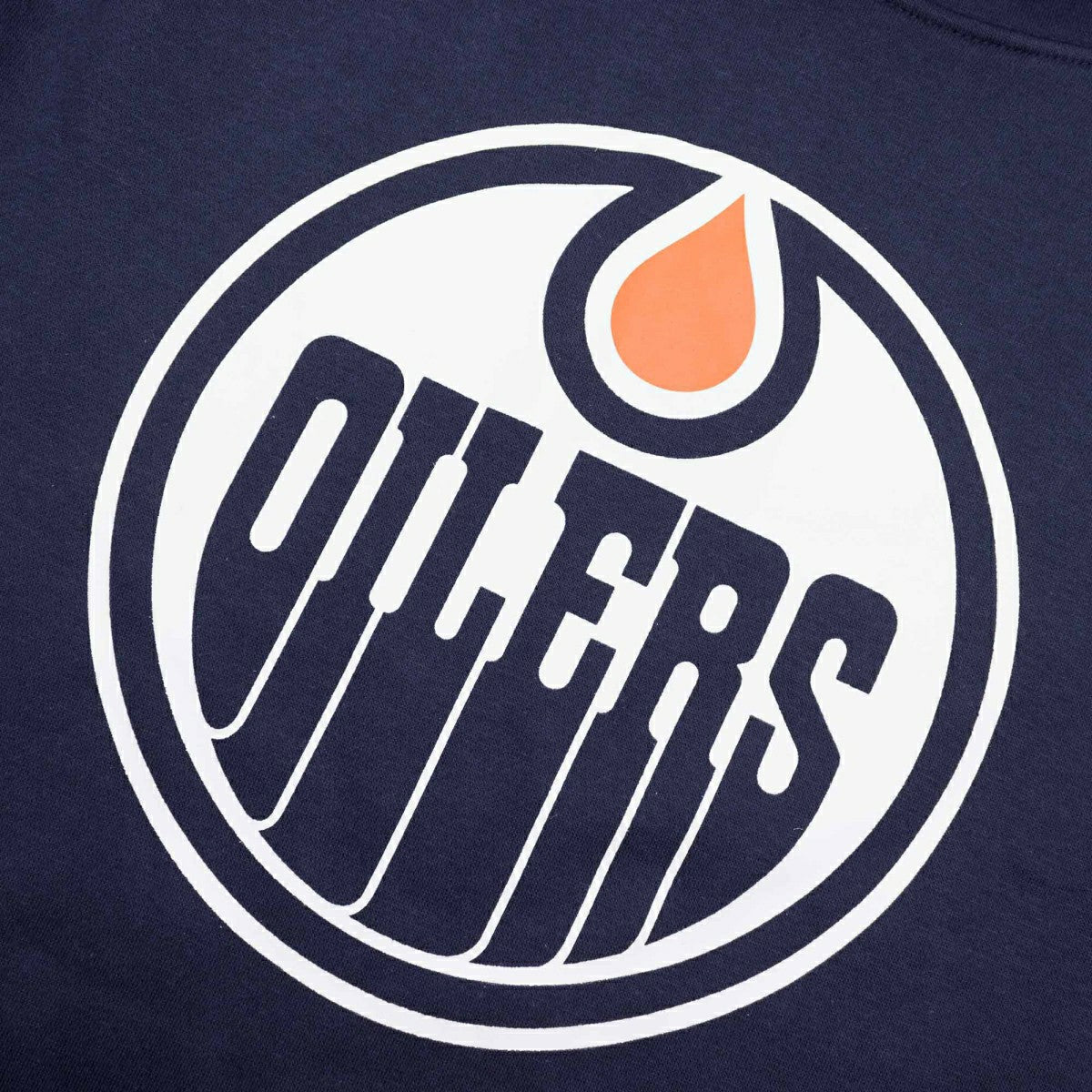 Edmonton Oilers Primary Logo NHL Hoodie Navy Lifestyle