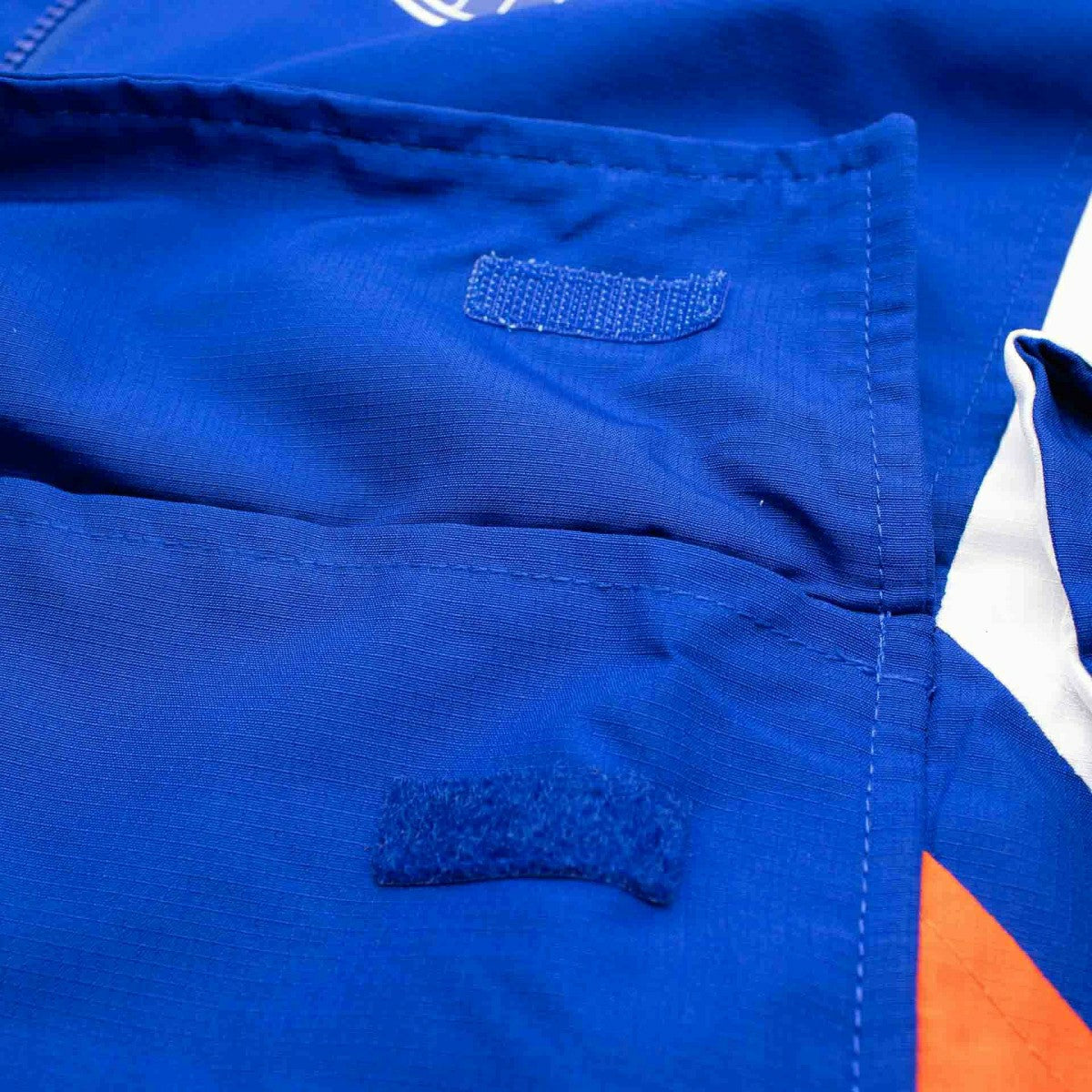 Edmonton Oilers NHL Quarter Zip Windbreaker Jacket Blue Lifestyle
